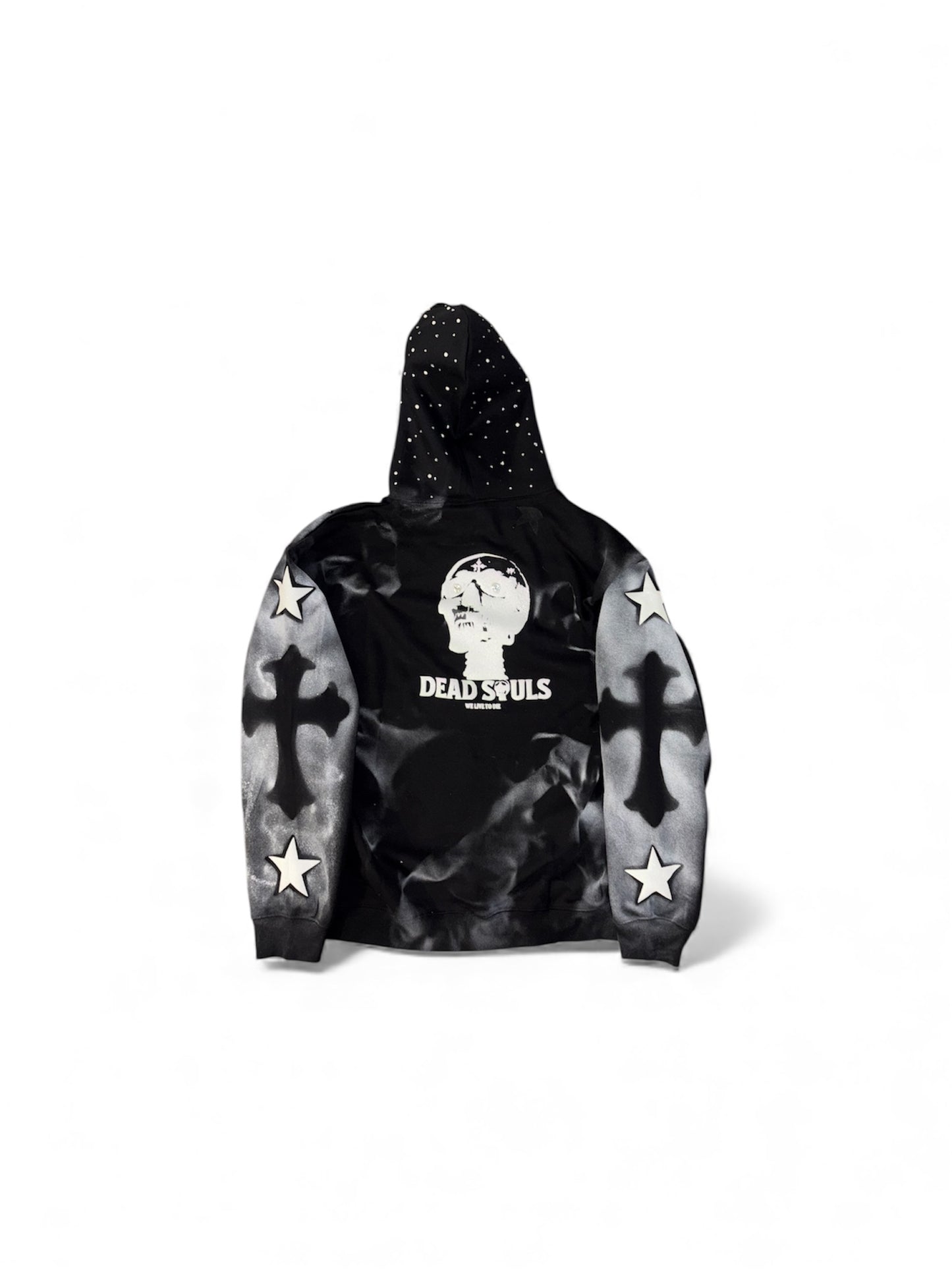 DEADSOULS Star-Crossed pullover hoodie w/Rhinestones